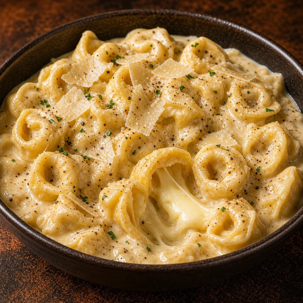 Cheese Vault Tortellini Alfredo Bowl