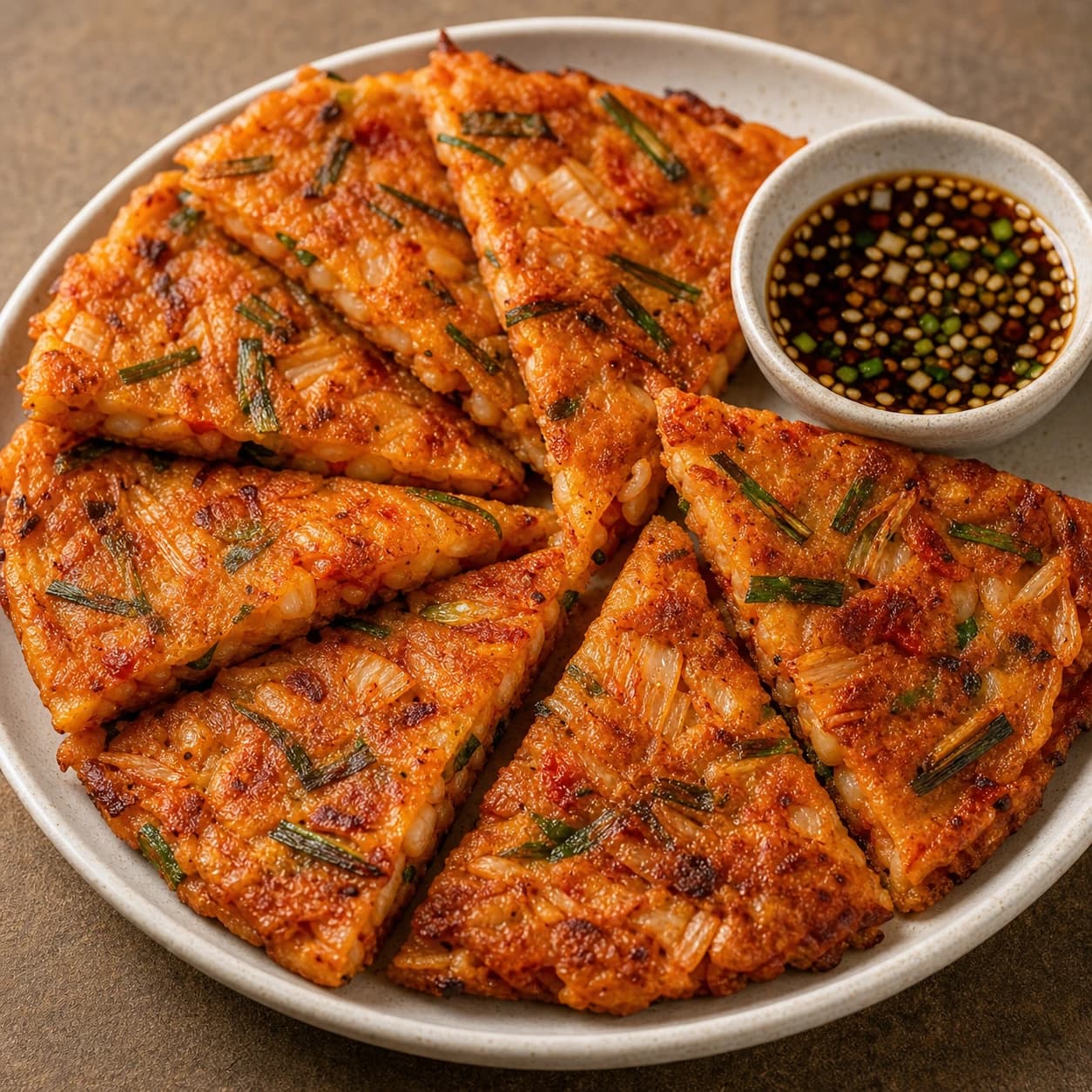 Crash Test Kimchi Pancake Bites