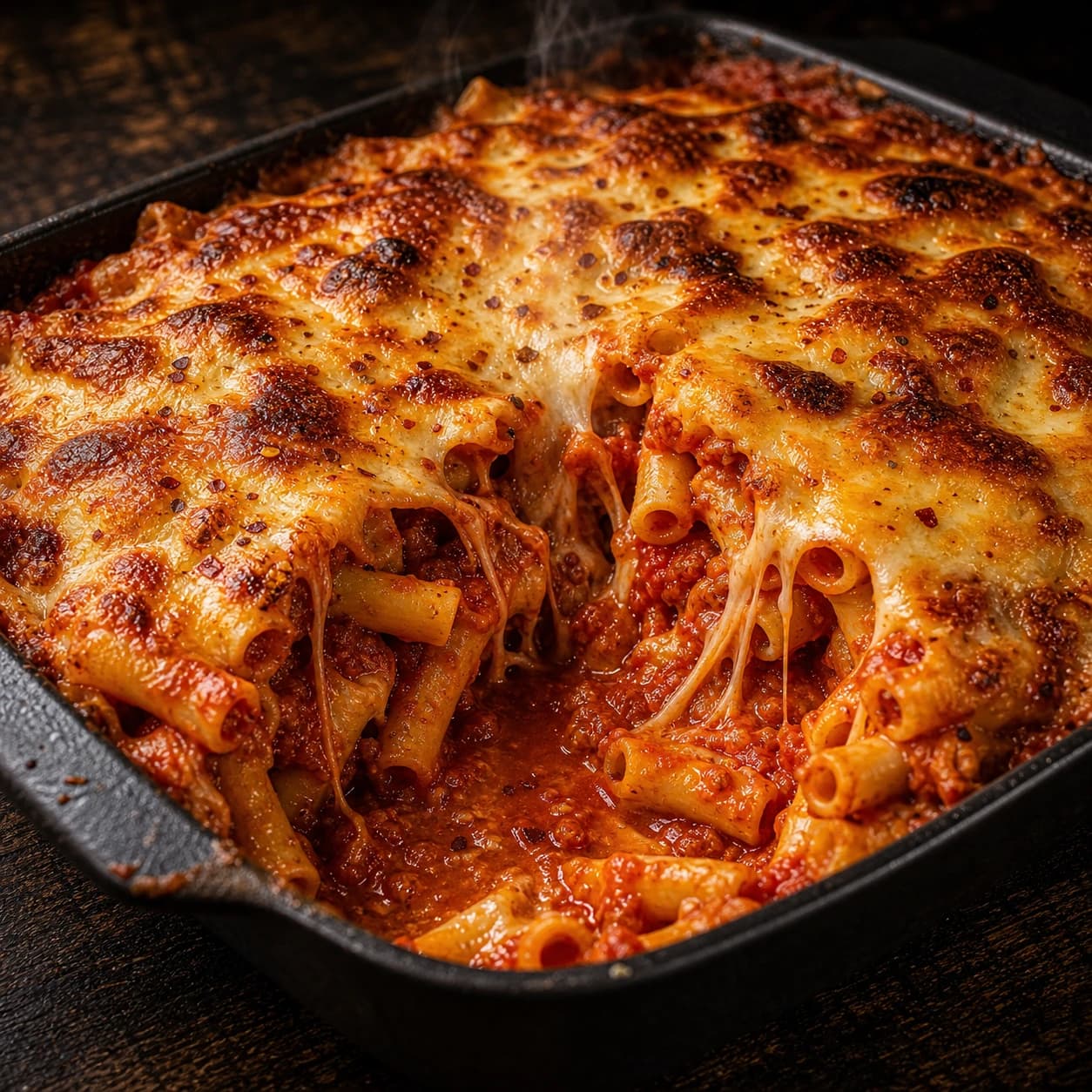 Off-Hours Baked Ziti Griddle Bake