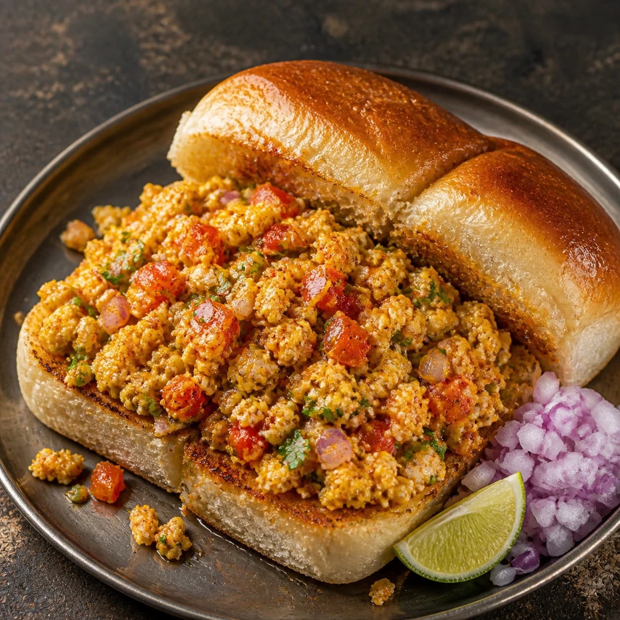 Overheat Egg Bhurji Pav